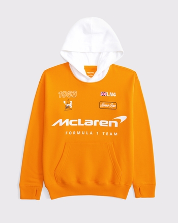 mclaren graphic popover hoodie from Abercrombie & Fitch - $38.99