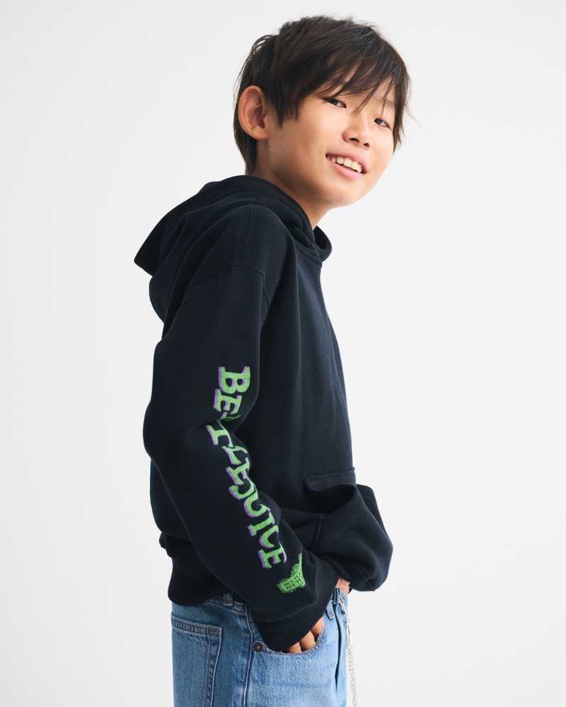 beetlejuice graphic popover hoodie