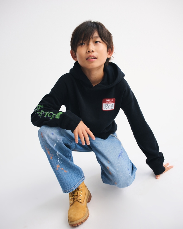 beetlejuice graphic popover hoodie