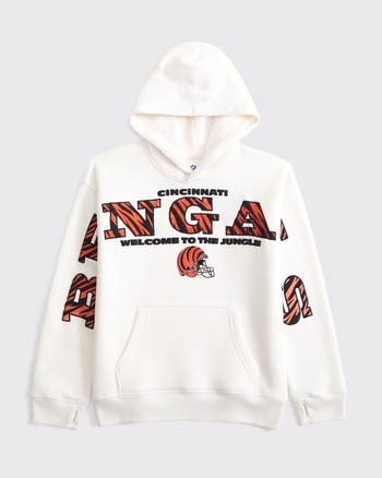cincinnati bengals graphic popover hoodie from Abercrombie & Fitch - $38.99