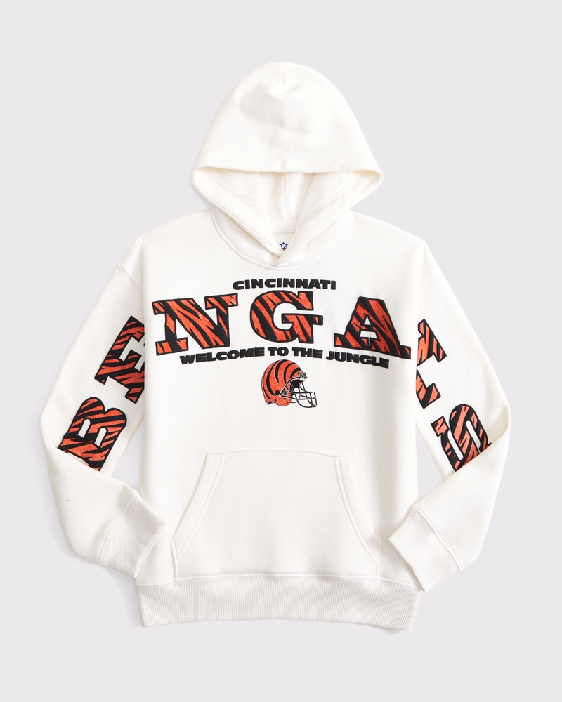 cincinnati bengals graphic popover hoodie
