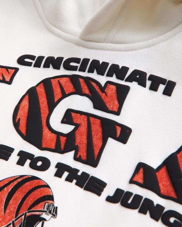 cincinnati bengals graphic popover hoodie