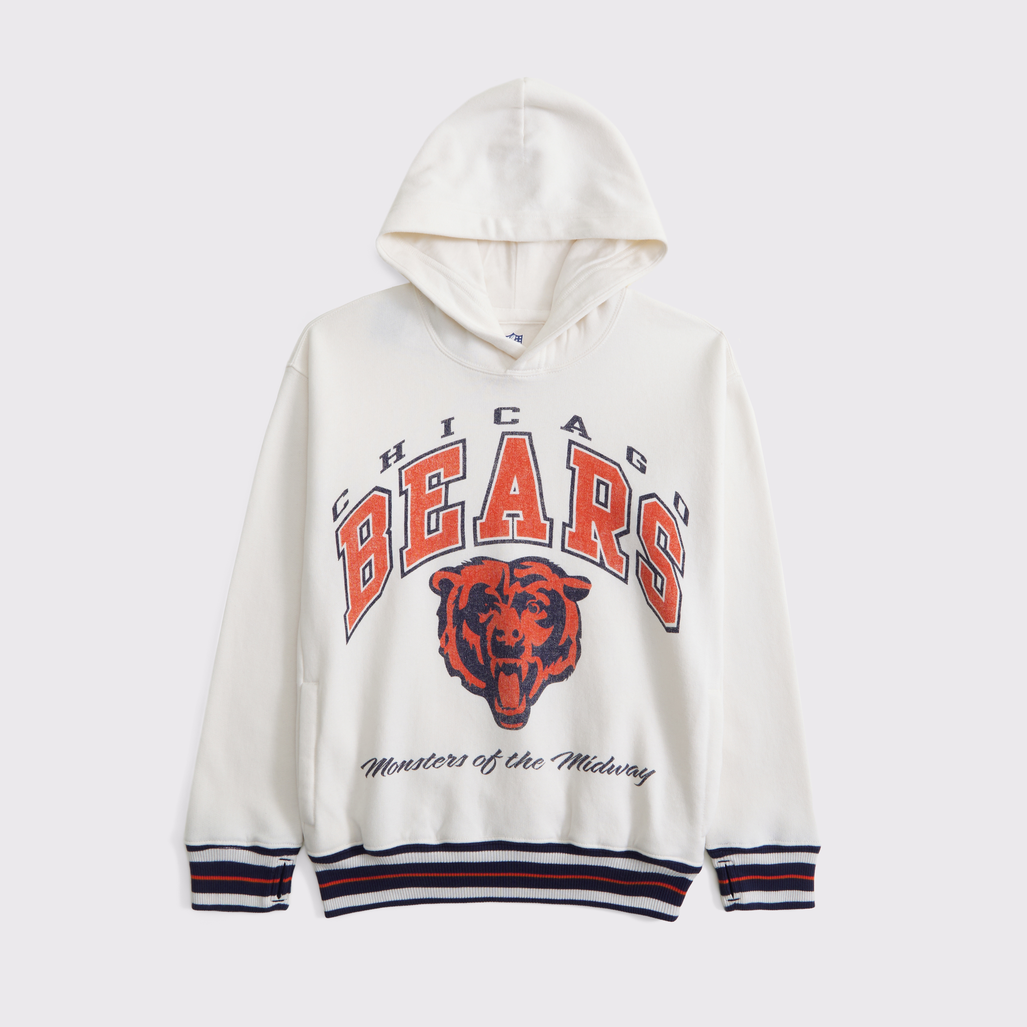 Abercrombie & Fitch Kids' Chicago Bears Graphic Popover Hoodie