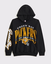 green bay packers graphic popover hoodie