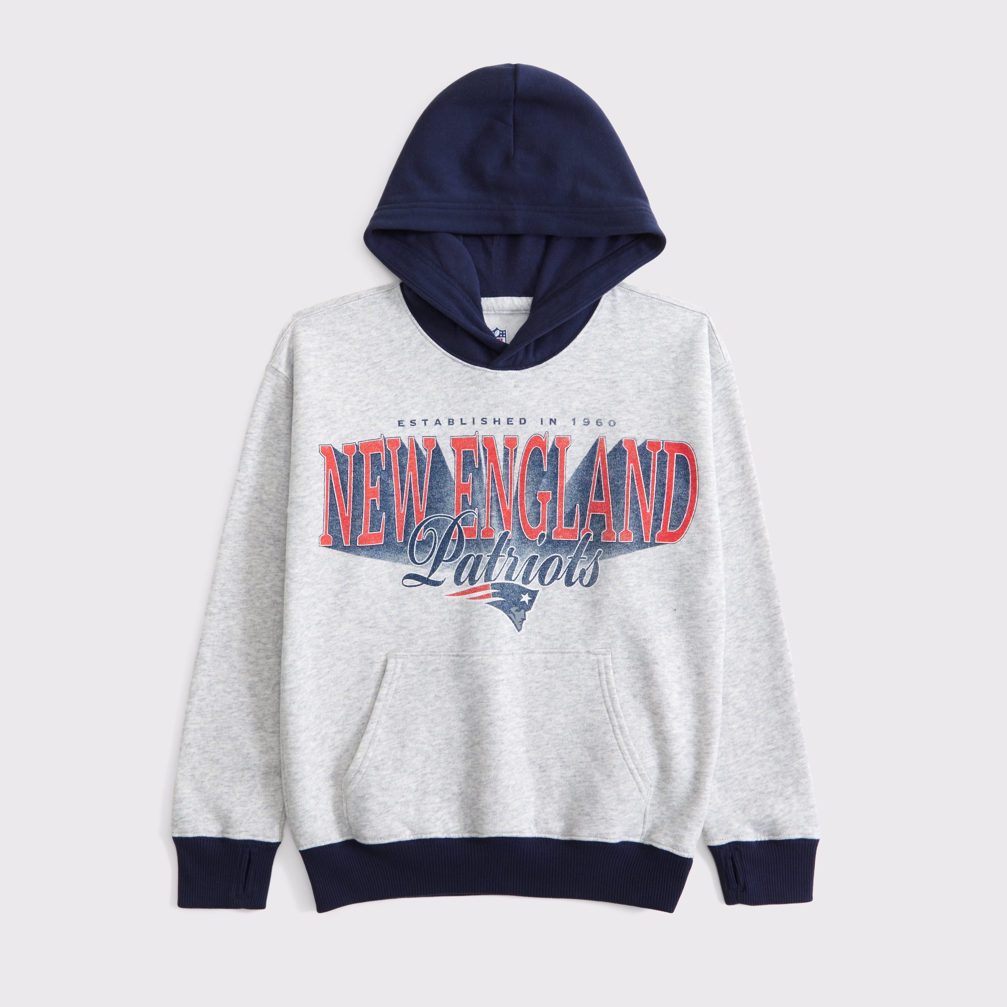 Abercrombie & Fitch Kids' New England Patriots Graphic Popover Hoodie