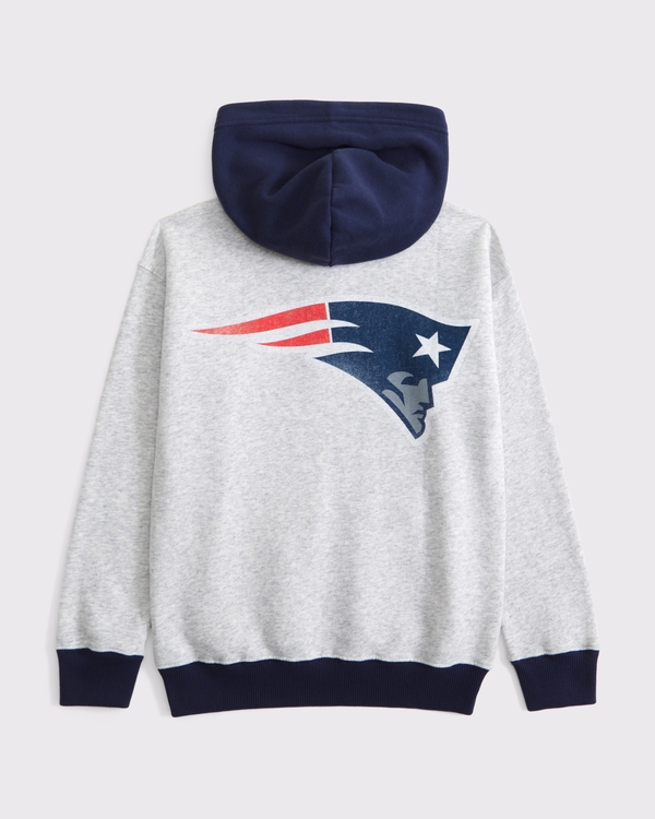 new england patriots graphic popover hoodie