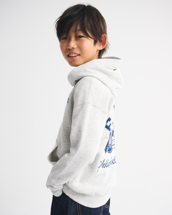 philadelphia eagles graphic popover hoodie