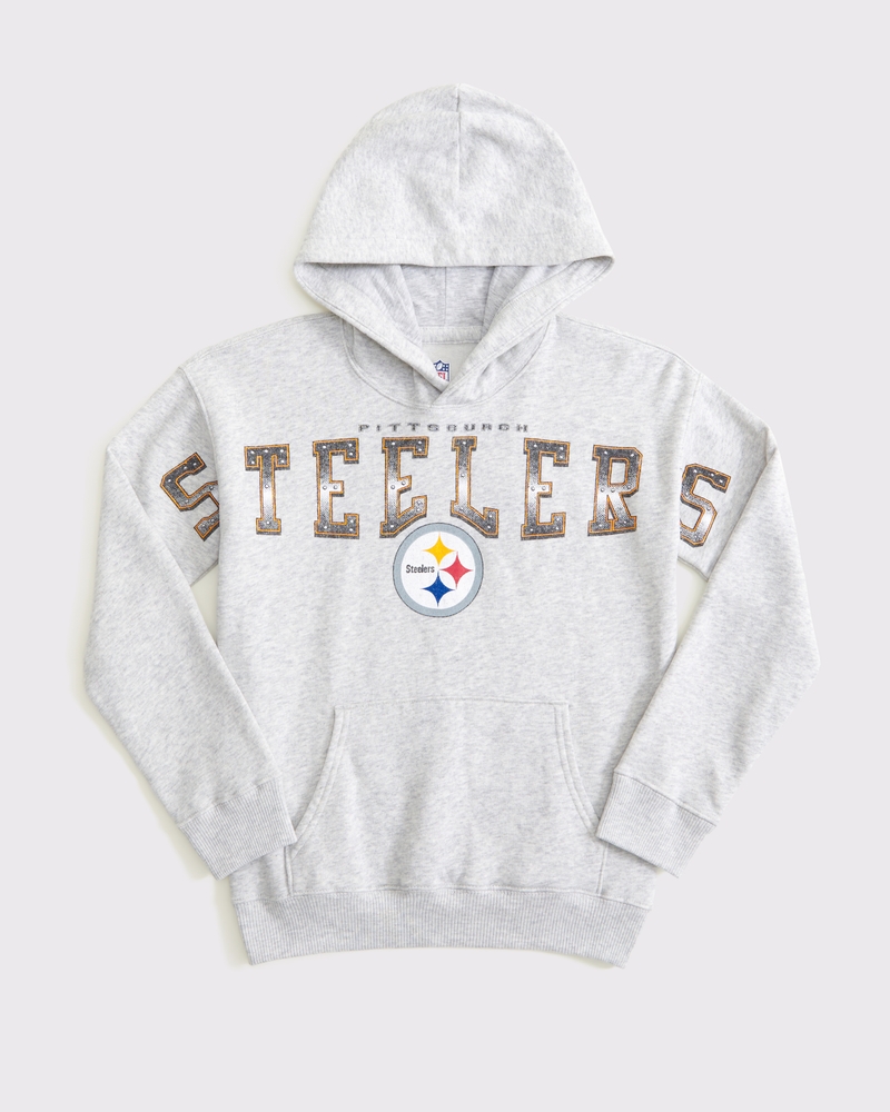 pittsburgh steelers graphic popover hoodie