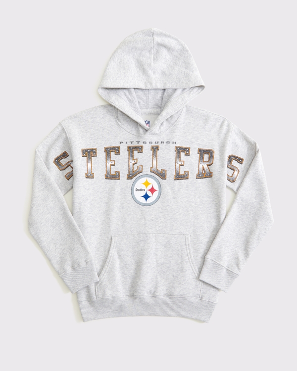 pittsburgh steelers graphic popover hoodie