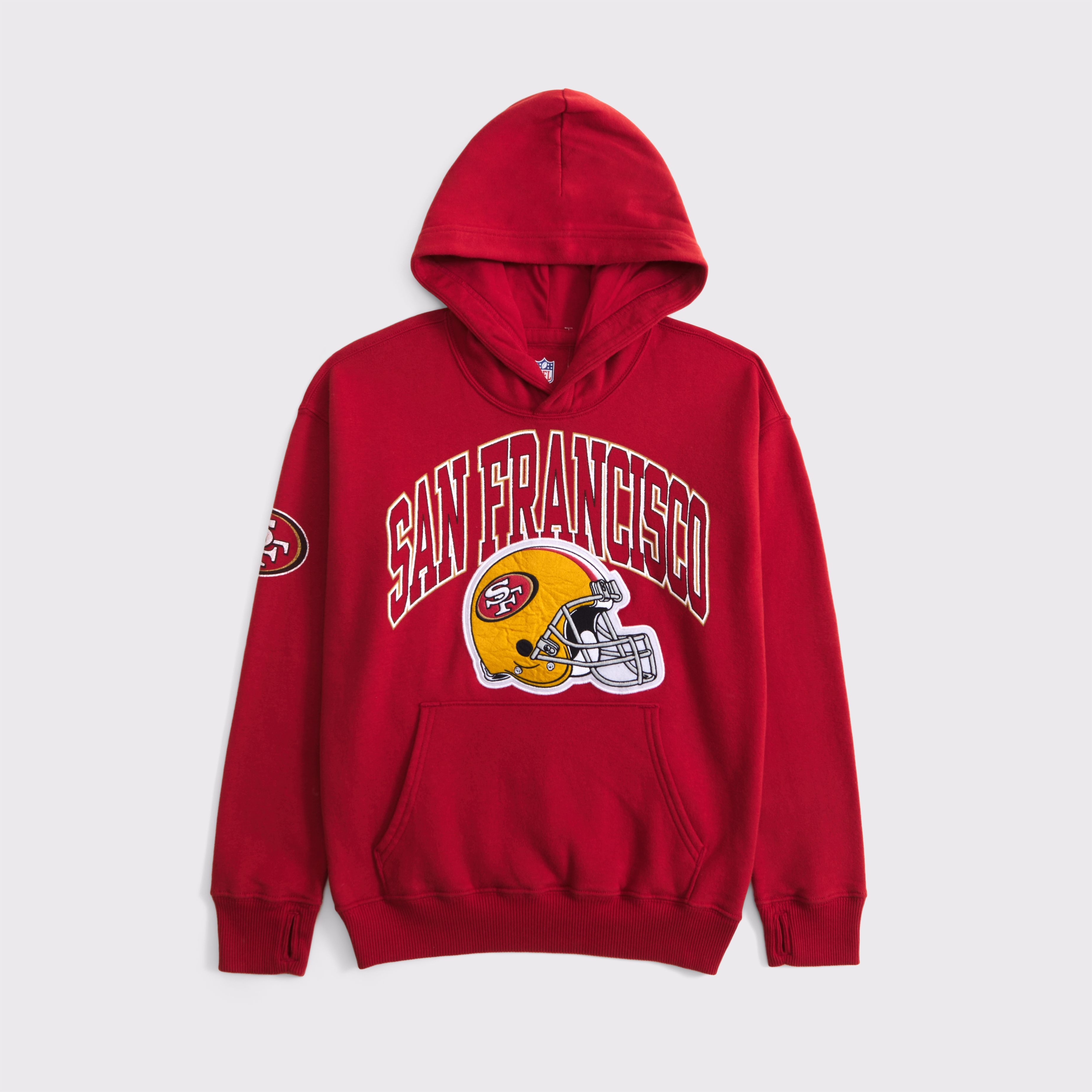 Abercrombie & Fitch Kids' San Francisco 49ers Graphic Popover Hoodie