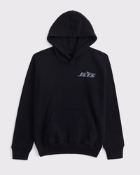 new york jets graphic popover hoodie