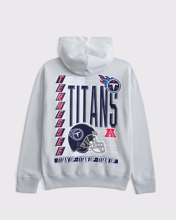 tennessee titans graphic popover hoodie, Gray - Titans view 1