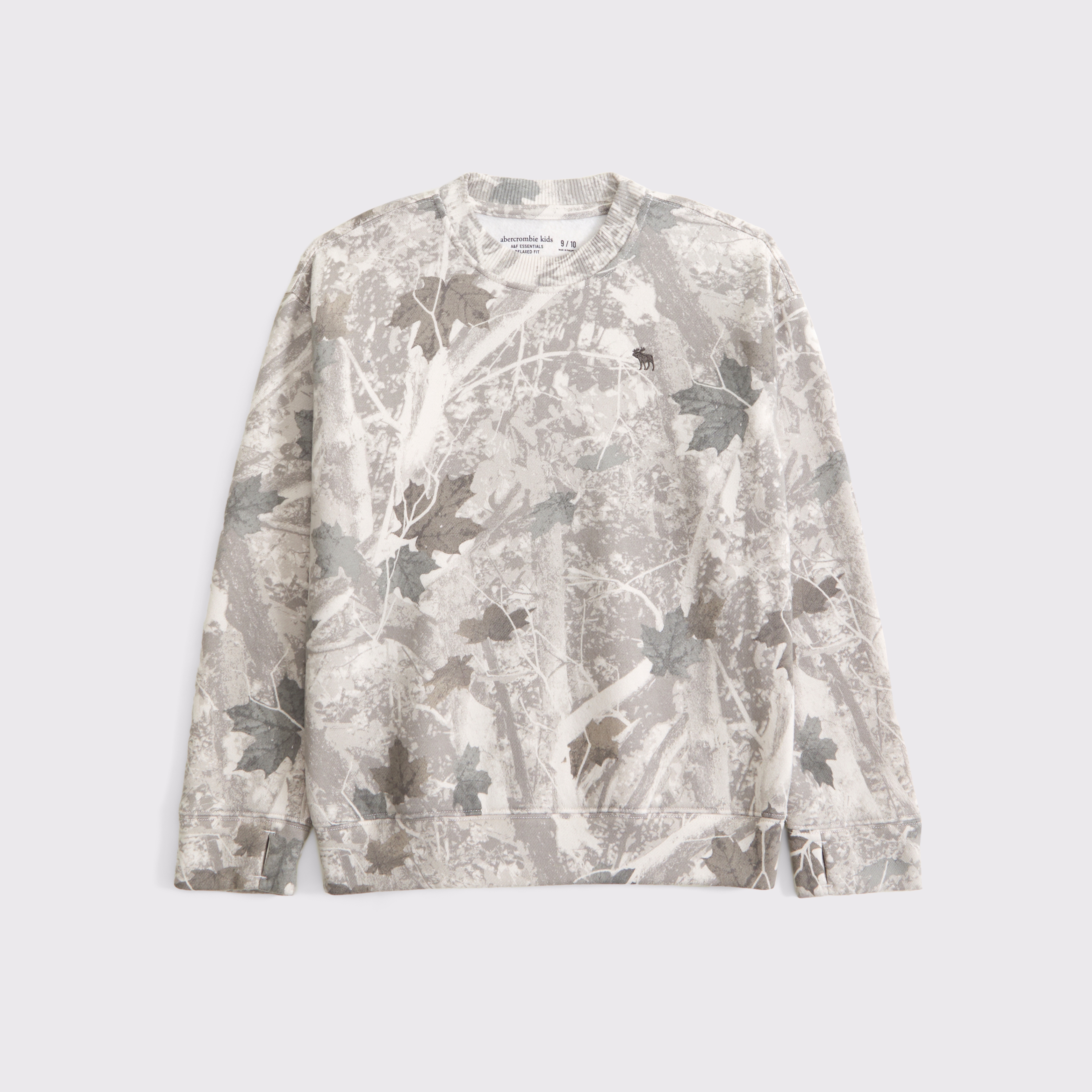 Abercrombie & Fitch Kids' Essential Icon Crew Sweatshirt In Multi