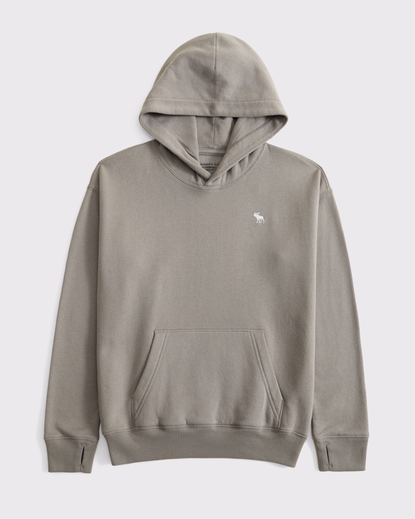 essential icon hoodie, Flint view 1