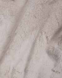 boxy faux fur-lined full-zip hoodie