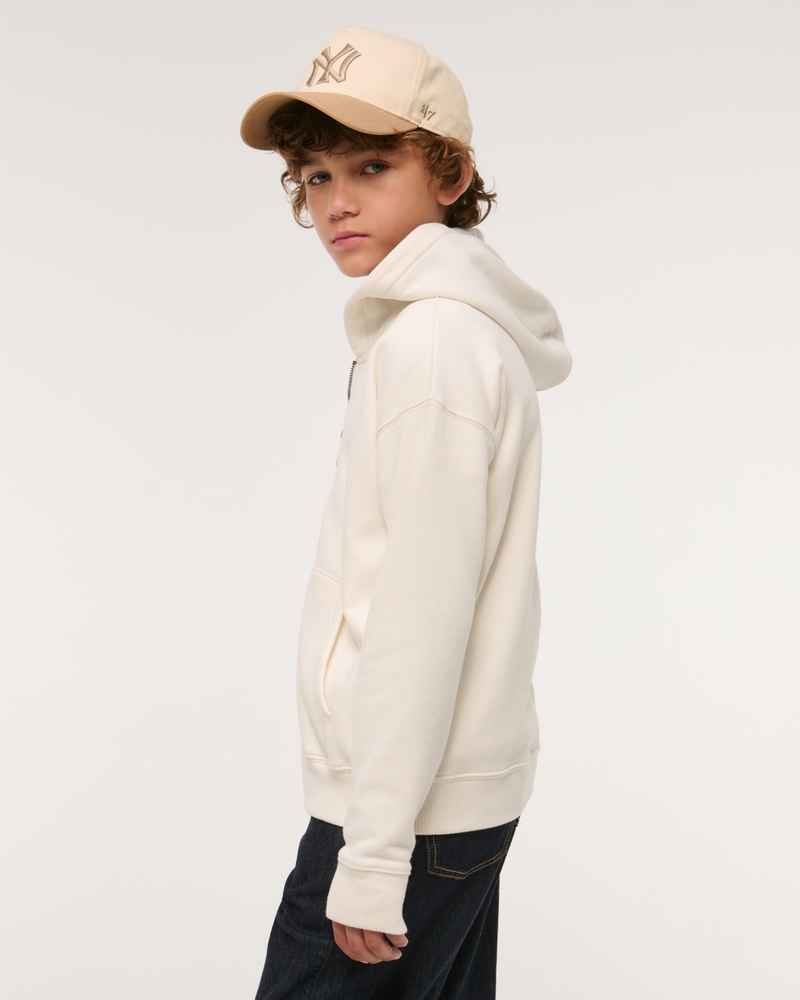 essential icon full-zip hoodie
