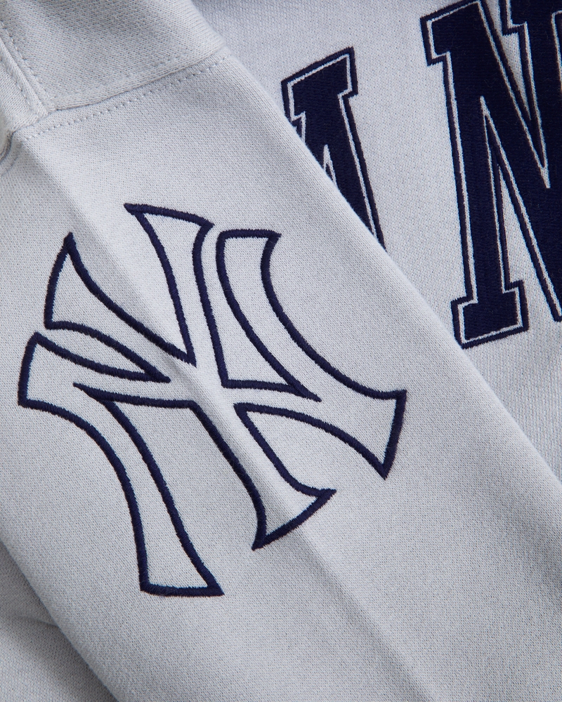 new york yankees graphic full-zip hoodie