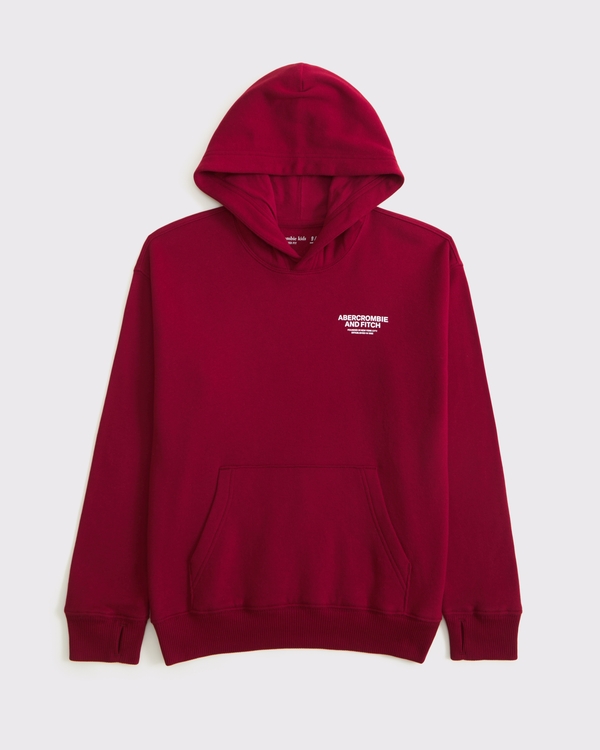 imagery logo popover hoodie, Rich Ruby view 2