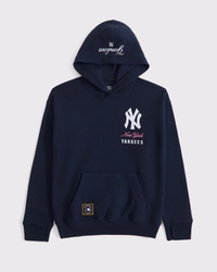 new york yankees graphic popover hoodie