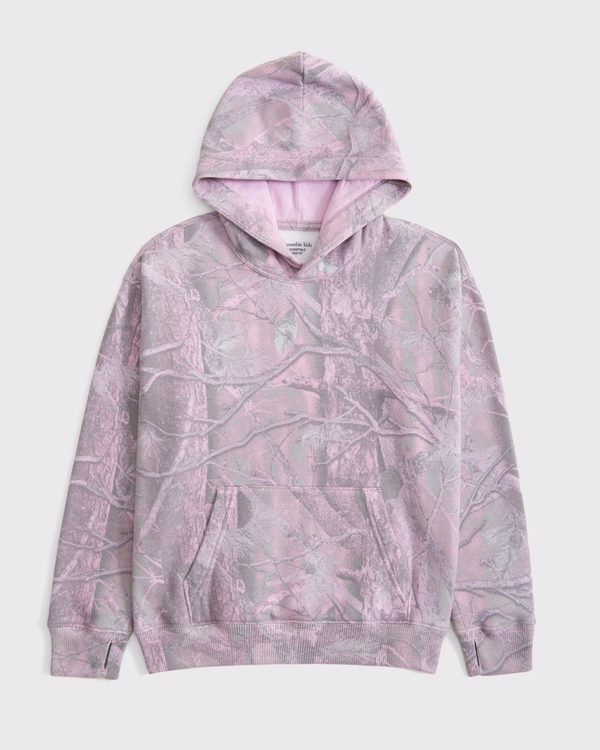essential icon hoodie, Pink Camo view 1