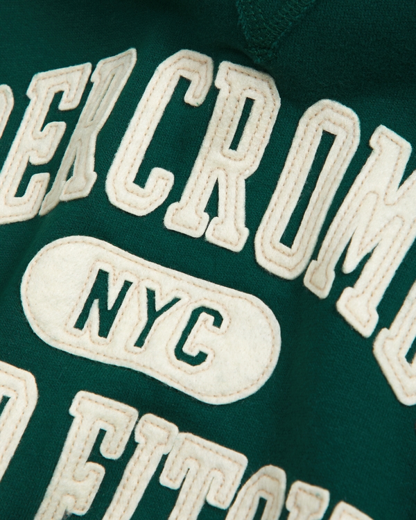 logo popover hoodie, Emerald view 2