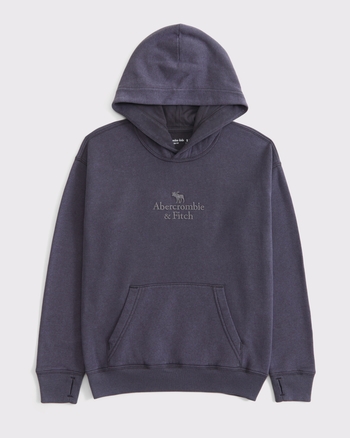 logo popover hoodie