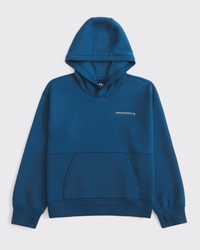 ypb neoknit logo popover hoodie