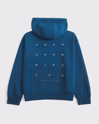 ypb neoknit logo popover hoodie