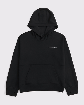 ypb neoknit logo popover hoodie