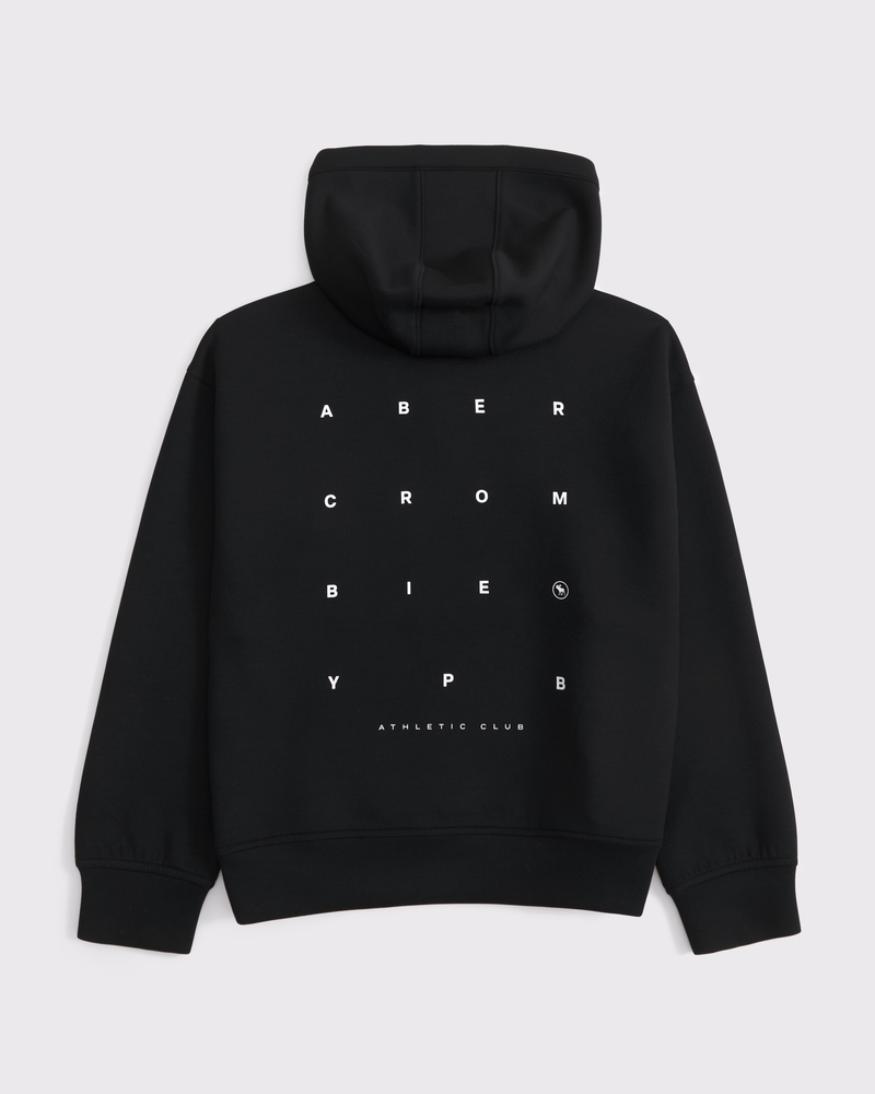 ypb neoknit logo popover hoodie