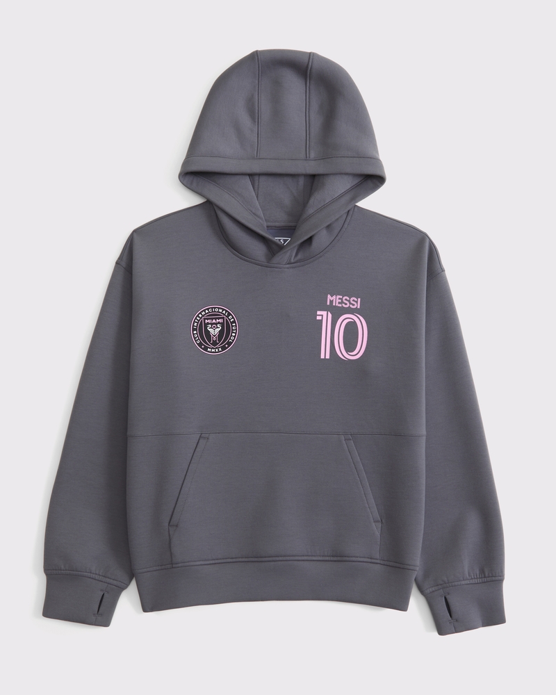 boys ypb neoknit lionel messi popover hoodie boys tops