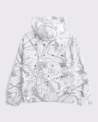 ypb neoknit logo popover hoodie