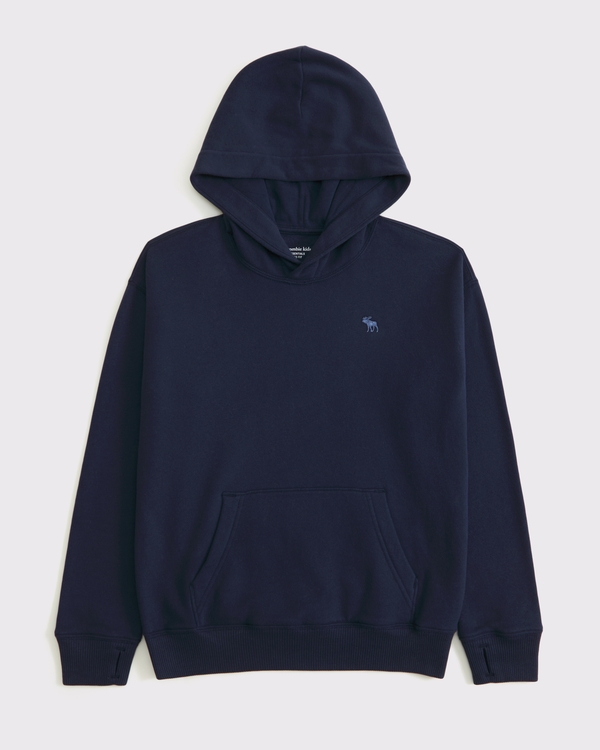 essential icon hoodie, Black Dd view 1