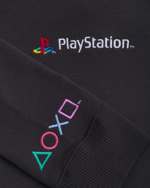 playstation graphic popover hoodie