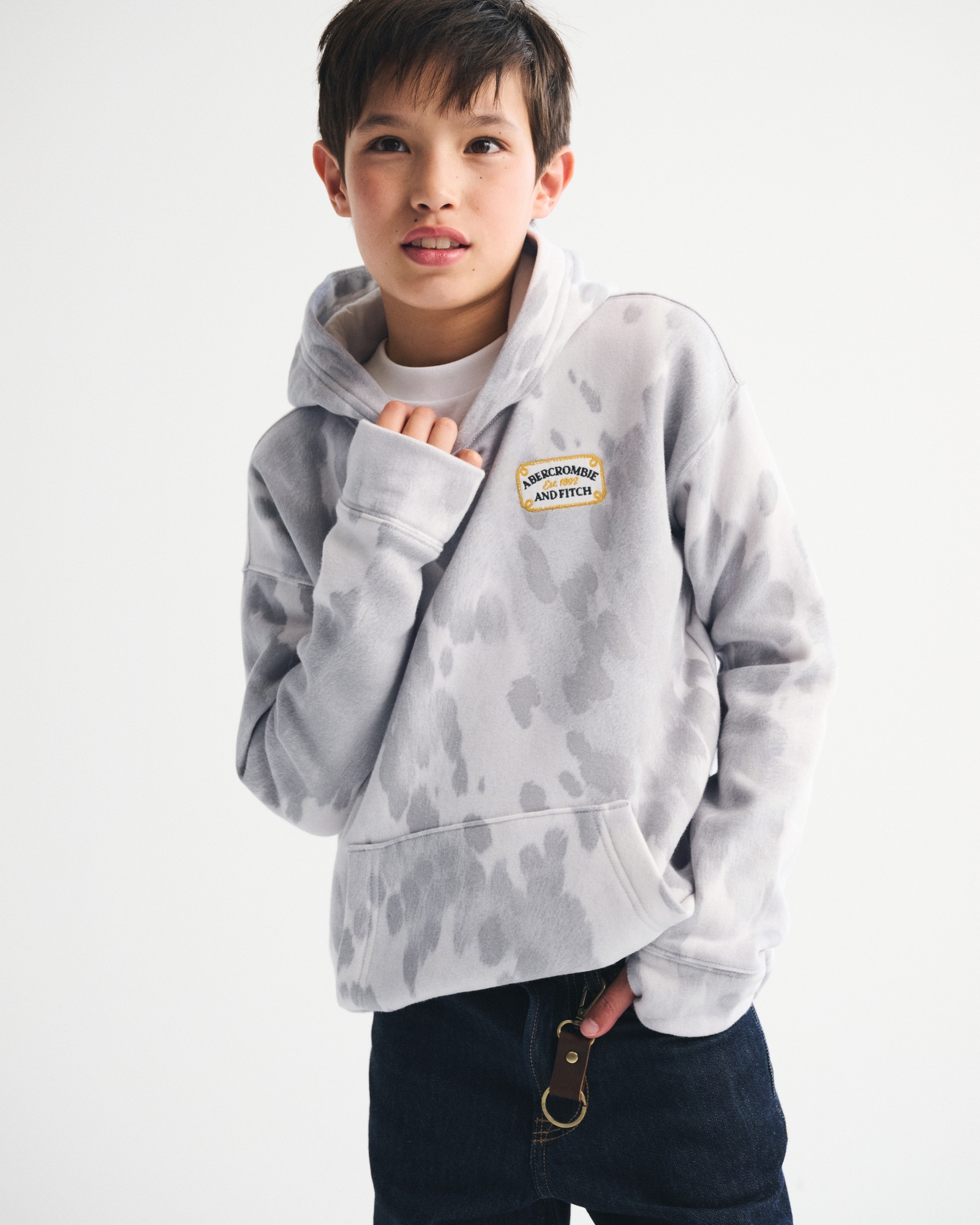 Abercrombie & Fitch Western Graphic Popover Hoodie | Arden Fair