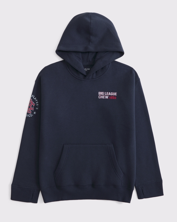big league chew graphic popover hoodie, Sapphire view 2