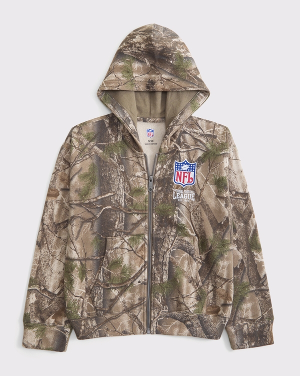 nfl graphic full-zip hoodie, Camo view 1