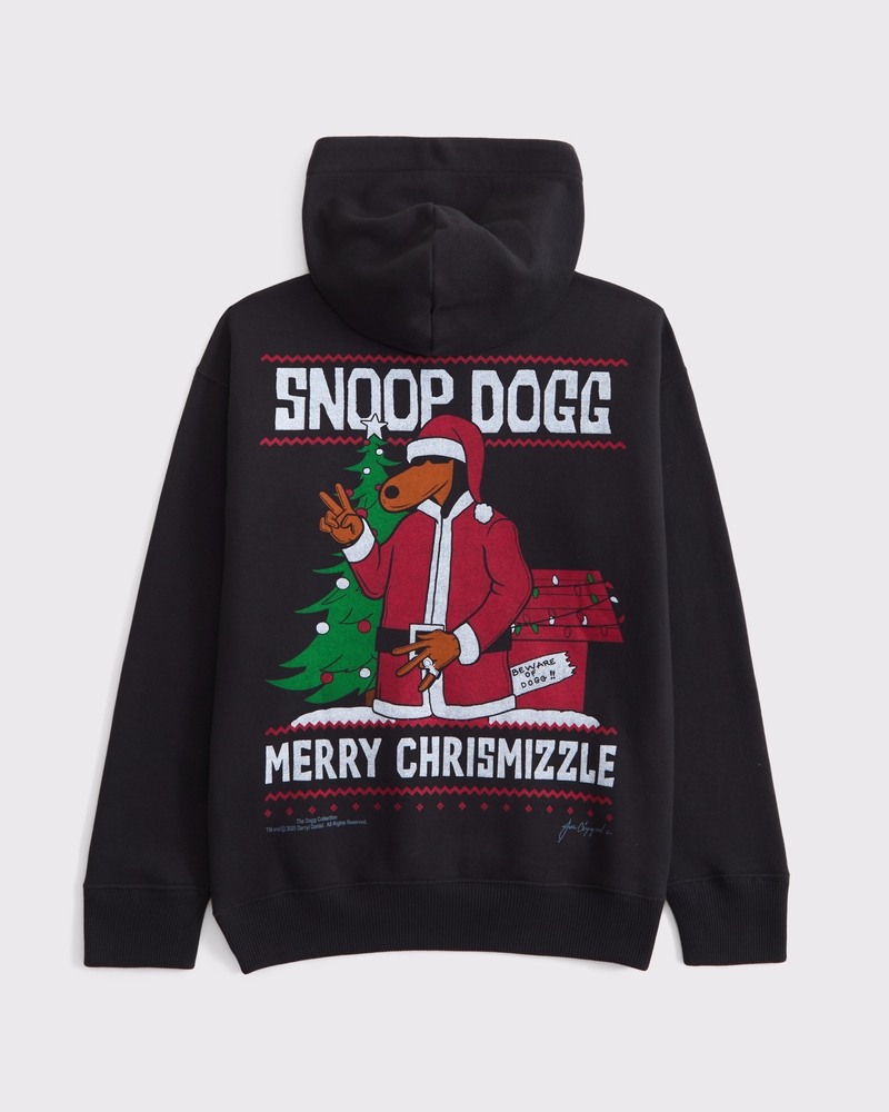 snoop dogg graphic popover hoodie
