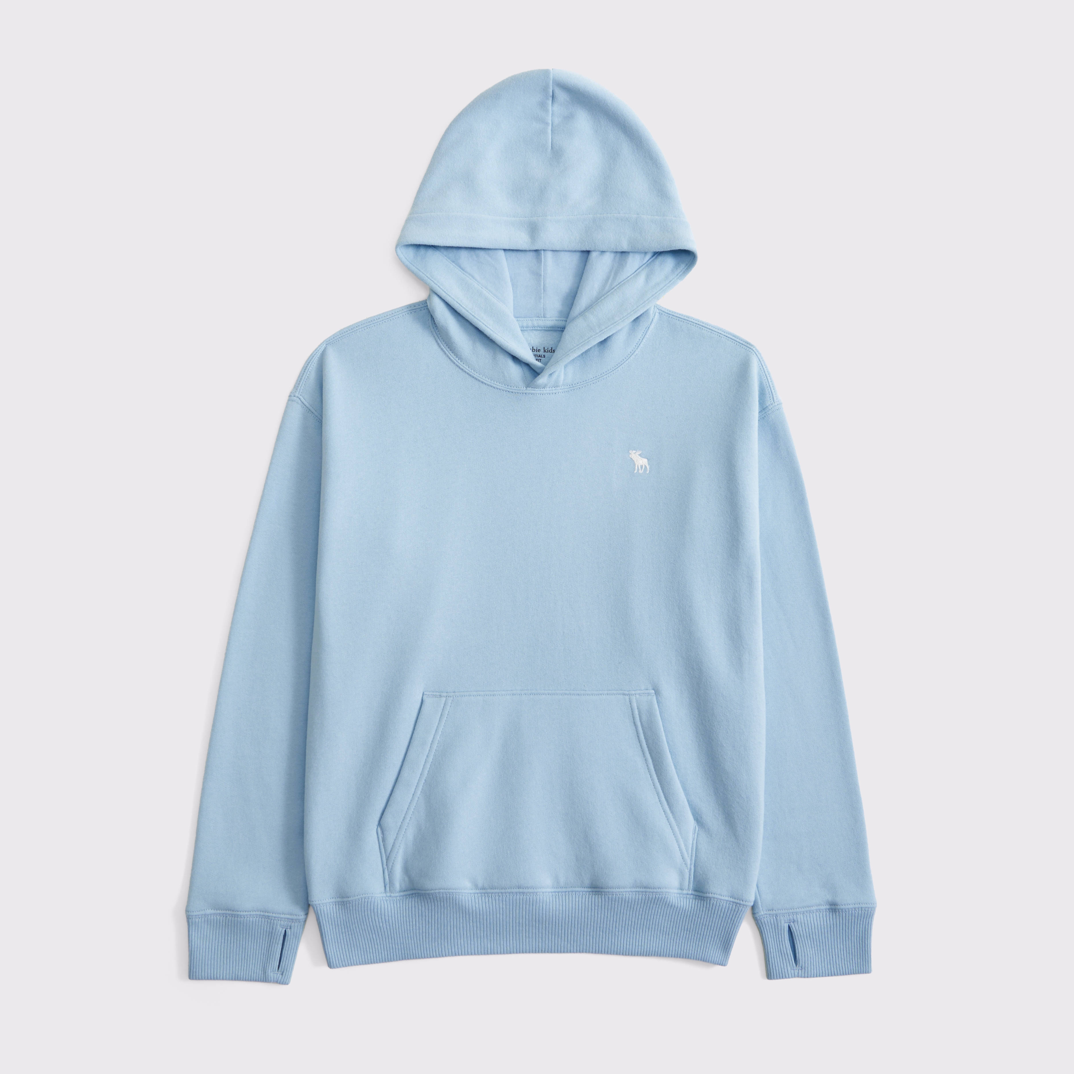 Abercrombie & Fitch Kids' Essential Icon Hoodie In Blue