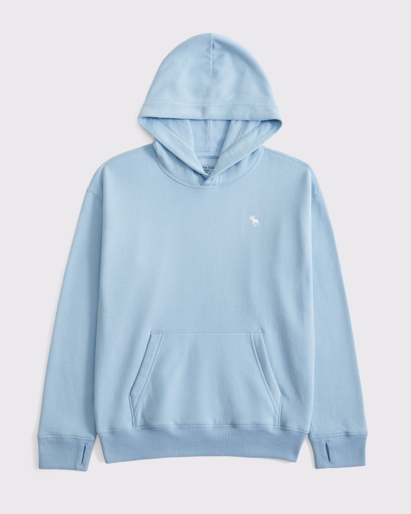 essential icon hoodie, Light Blue view 1