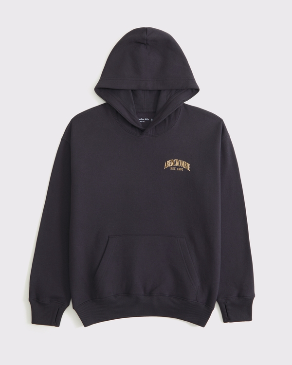 imagery logo popover hoodie, Dark Gray view 2