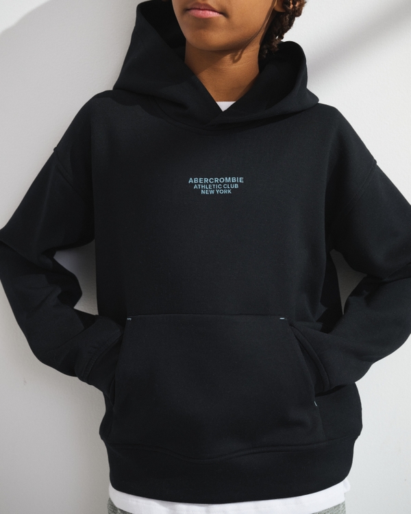 ypb neoknit graphic logo popover hoodie