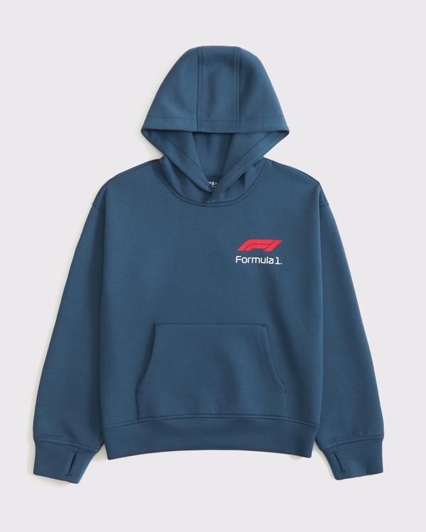 ypb neoknit formula 1 popover hoodie, Navy view 2