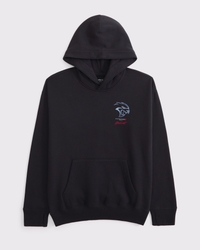 dodge graphic popover hoodie