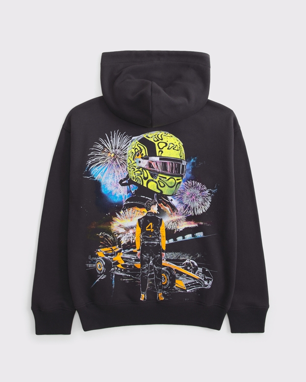 mclaren graphic popover hoodie, Dark Gray view 1