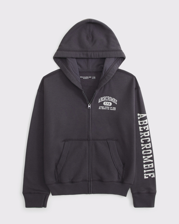 ypb full-zip hoodie, Dark Gray view 1
