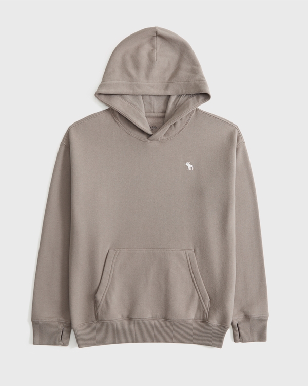essential icon hoodie, Flint view 1