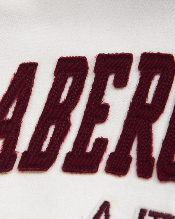 hoodie met rits en logo, Wit view 2