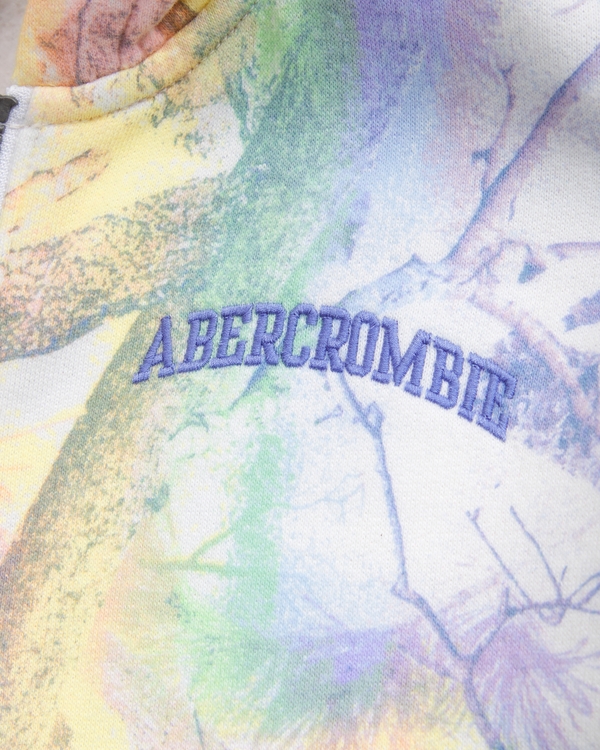 kids pride full-zip hoodie, Rainbow Camo view 2