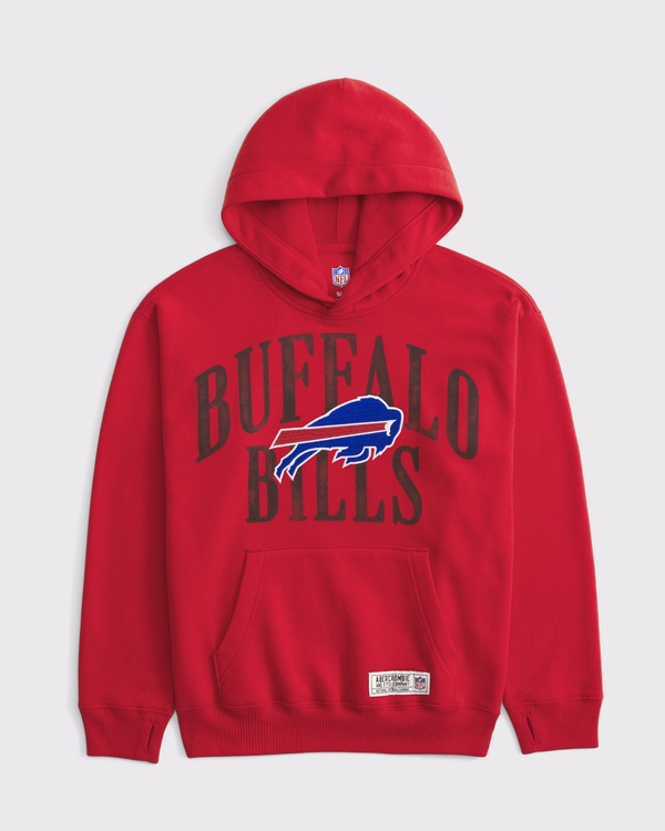 kids buffalo bills popover hoodie, Red - Bills view 1